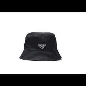 Prada Nylon Black Bucket Hat